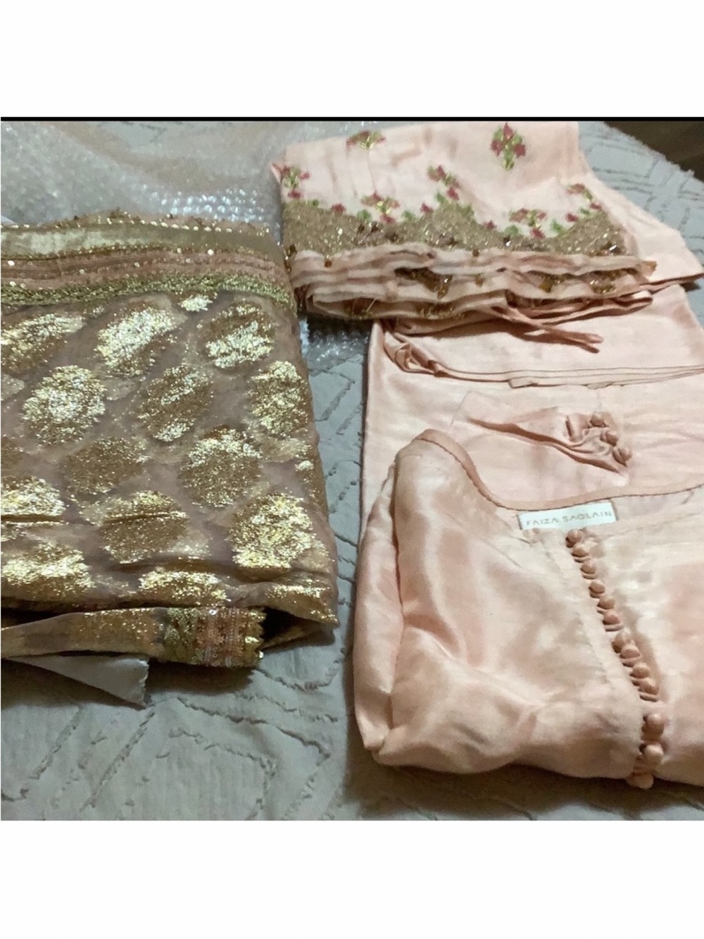 Elegant Pale Pink Embroidered Women’s Dress with Dupatta - Picture 10 of 16
